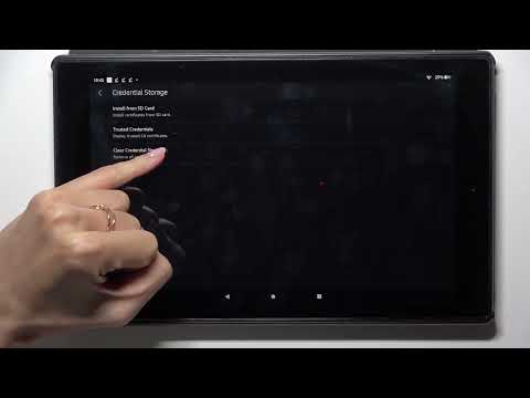 How to Clear Credentials on Amazon Fire HD 10?