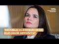 Belarussische oppositieleider in Nederland: 'Steun in de rug'