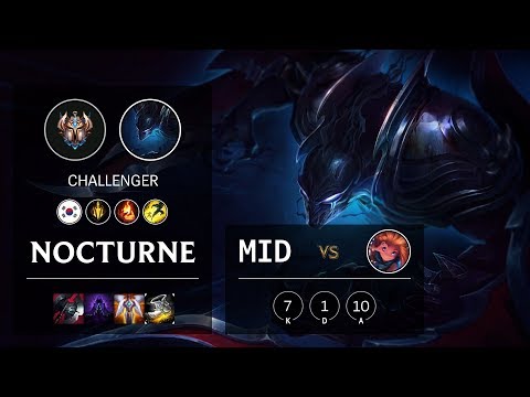 Nocturne Mid vs Zoe - KR Challenger Patch 10.10