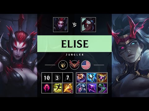 Elise Jungle vs Kayn - NA Grandmaster Patch 25.17