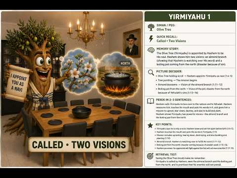 Yirmiyahu (Jeremiah) Perek 1 video thumbnail