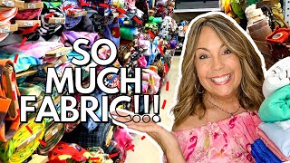 HUGE FABRIC WAREHOUSE ~ Inside SR HARRIS with  SHOPPING Tips
