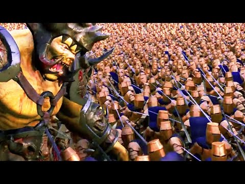 2,000,000 HEALTH OGRE vs 5000 GOLDEN KNIGHTS - Ultimate Epic Battle Simulator | Pungence