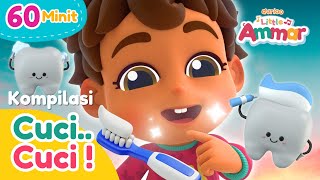 Download lagu 🧼✨ LITTLE AMMAR | Kompilasi CUCI-CUCI 💕 | 60 Minit 🕒 | Dari Pengasas Omar & Hana | Durioo  Originals mp3