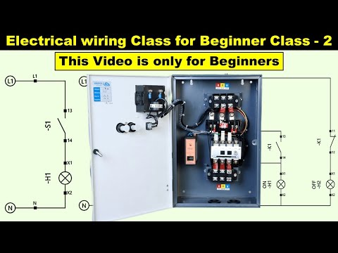 Electrical wiring Class for Beginner Class 1 NO NC Push Button Wiring TheElectricalGuy