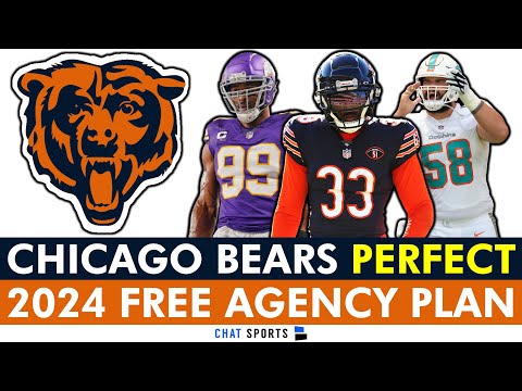 Chicago Bears PERFECT 2024 NFL Free Agency Plan