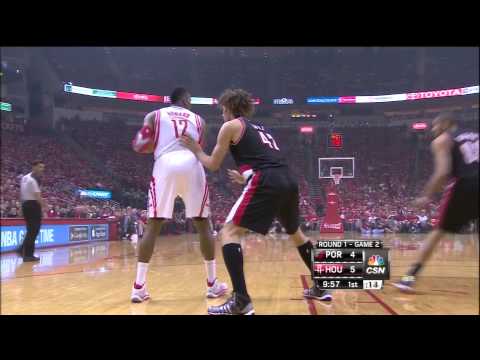 [4.23.14] Dwight Howard 19 point first quarter vs Blazers