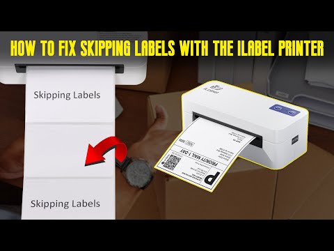How to Fix Skipping Labels with the iLabel Printer?