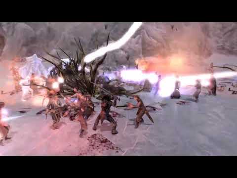 Skyrim SE Battles - Dovahkiin's Army vs Falmer and Vampire Army