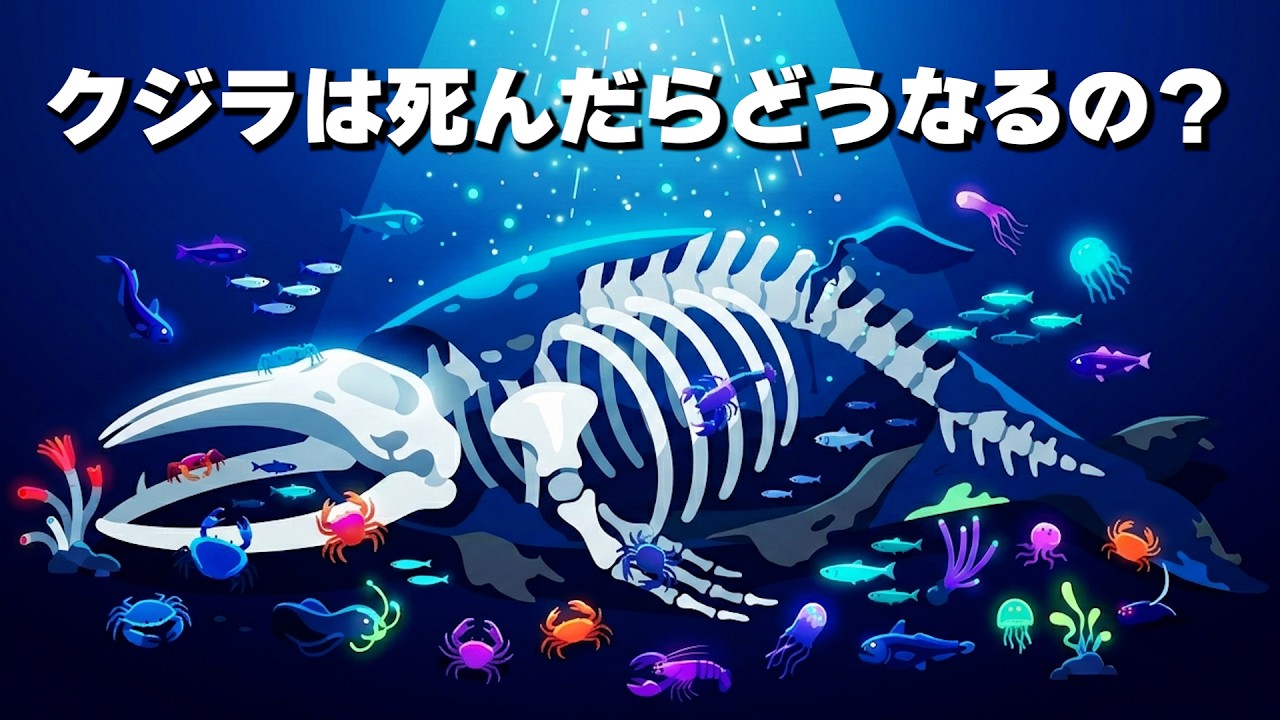 クジラが死んだら亡骸はどうなるの？