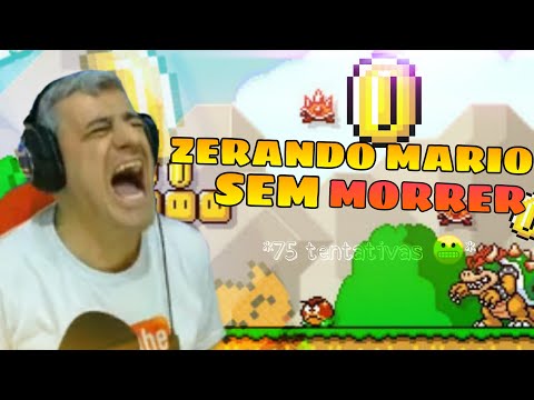 ZERANDO SUPER MARIO WORLD SEM MORRER!! | "A maldição foi quebrada" | BonielGames
