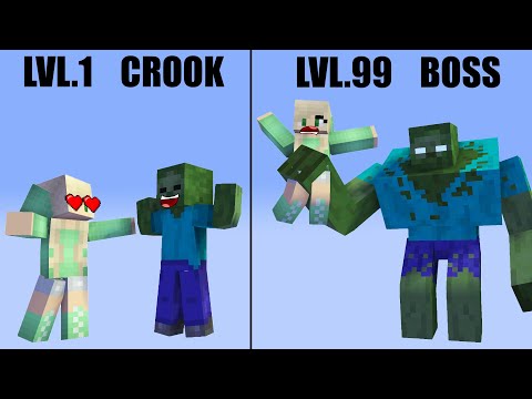 Monster School Lv 1 Crook Vs Lv 99 Boss 5 Minecraft Animation Monster School Lv 1 Crook Vs Lv 99 Boss 5 Minecraft Animation