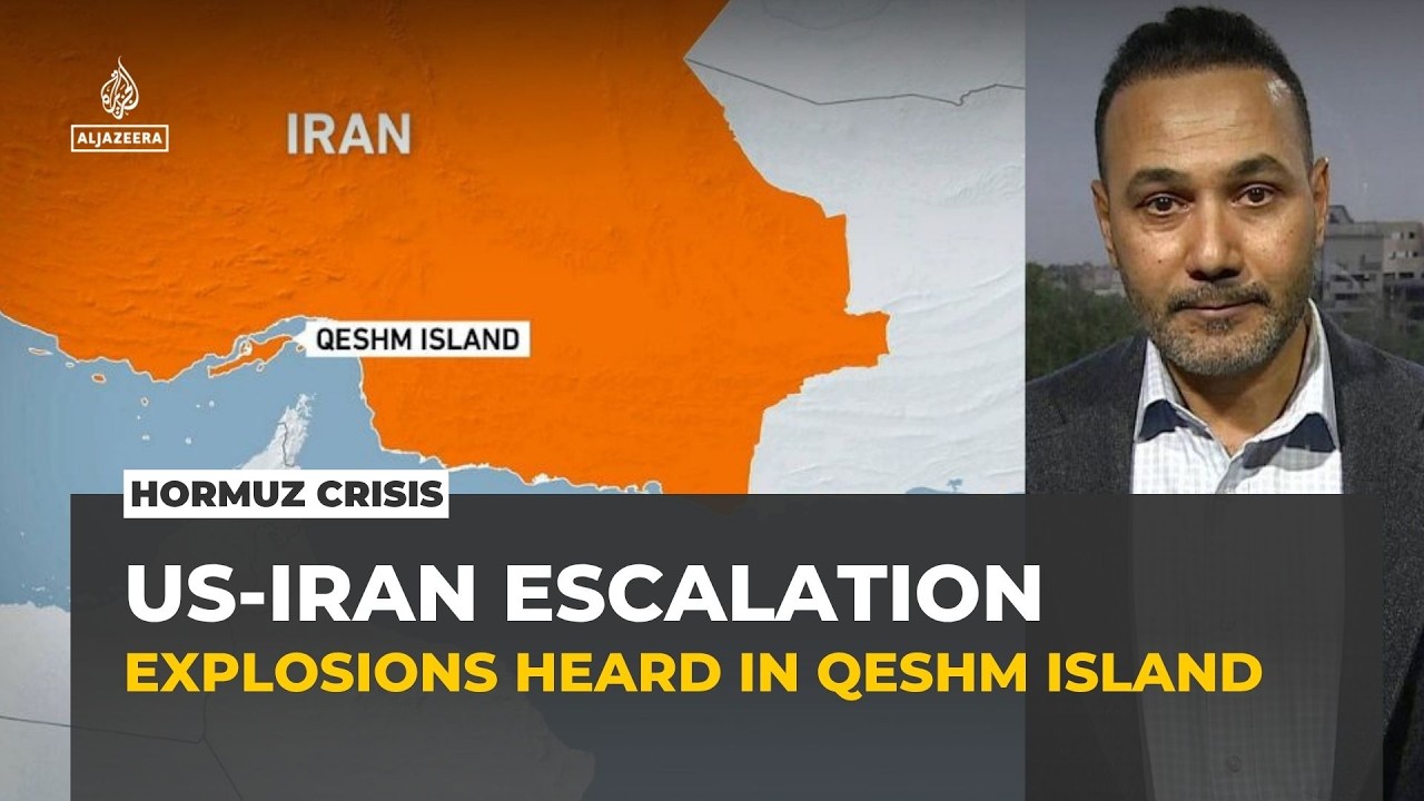 US strikes hit Iran’s Qeshm Island as Hormuz tensions escalate