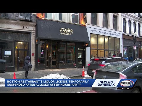Mass. restaurant's liquor license temporarily suspended after ...