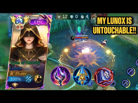 HOW TO BE AGGRESSIVE AND BULLY ENEMY HEROES USING LUNOX! CC HEROES CAN'T TOUCH MY LUNOX! - MLBB
