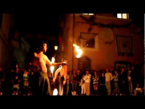 Festa Medioevale di Offagna - artisti del fuoco - 24.7.2011
