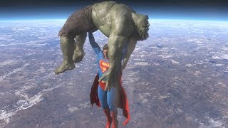 Superman vs Hulk - The Fight (Part 4)