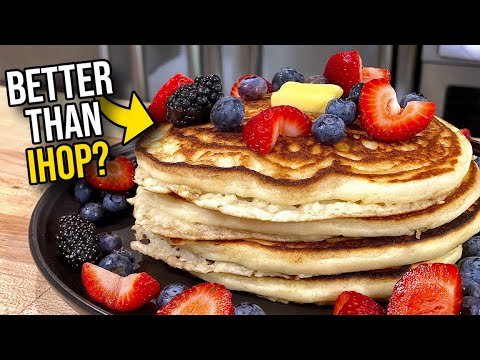Easy & SUPER Fluffy Pancakes For Pennies! / Buttermilk Pancake Recipe
