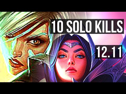 RIVEN vs IRELIA (TOP) | 10 solo kills, 16/2/7, Legendary, 800+ games | EUW Diamond | 12.11