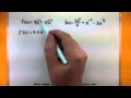 Calculus How To Find The Derivative Of A Function Using The Power Rule