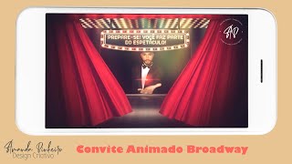 Vídeo de Convite Animado Broadway (circo Adulto)