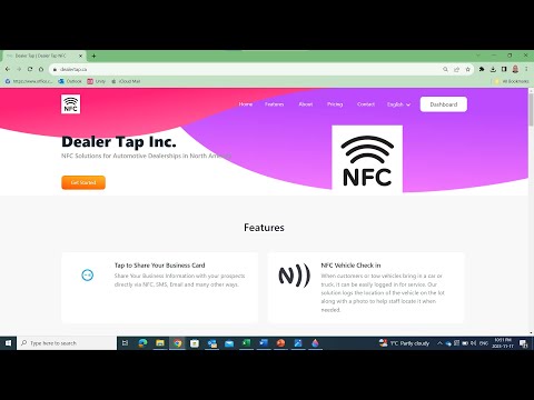 Dealer Tap Inc. - NFC Writer video thumbnail