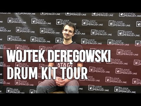 Wojtek Deręgowski prezentuje swój zestaw perkusyjny