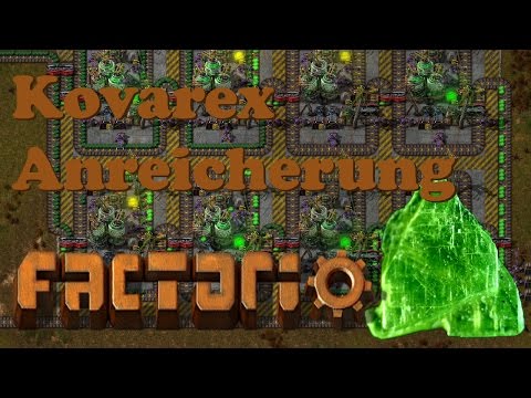 Uran Kovarex Anreicherung in Factorio 0.15.x - Layout, Guide und Tutorial deutsch