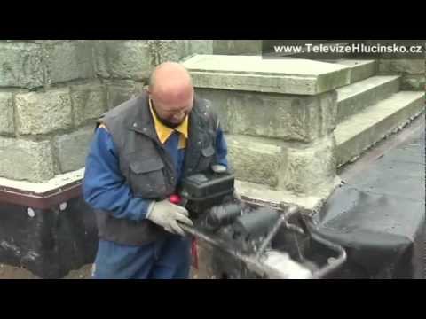 Chuchelná: Mauzoleum - rekonstrukční práce (29.10.2012)