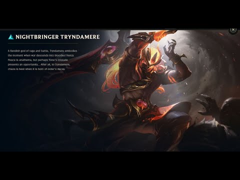 NIGHTBRINGER TRYNDAMERE-SKIN SPOTLIGHT-01-16-2014