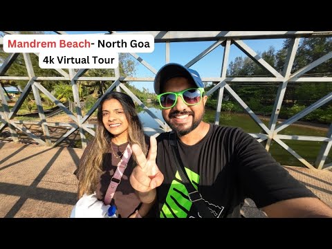 Mandrem Beach, Best kept secret in North Goa | 4k (Change in Settings) Virtual Tour | Tourist places