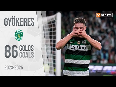 Gyökeres: 86 golos pelo Sporting (2023-2025)