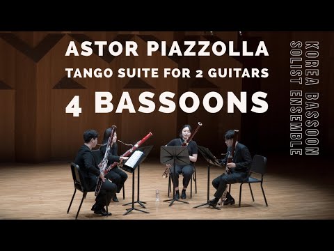 Astor Piazzolla | Tango suite for 2 guitars - 4 bassoons