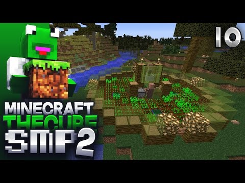 The Cube SMP 2 - Episode 10 - Fully Automatic Carrot/Potato Farm (1.8 Villager AI)