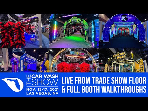 The Car Wash Show 2021 Live From Las Vegas / Trade Show Floor & Full Booth Walkthroughs