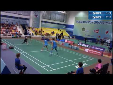 QF Badminton Russian Open 2017 : Evgenij Dremin/Evgenia Dimova versus Keiichiro Matsui/Akane Araki