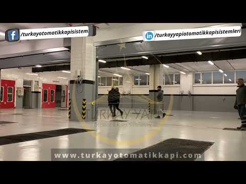 Hızlı PVC katlanır branda kapı videosu 8