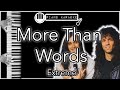 More Than Words - Extreme - Piano Karaoke Instrumental