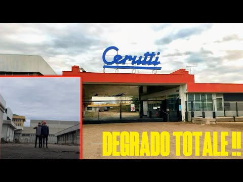 DENTRO LA FABBRICA ABBANDONATA DELLA CERUTTI:  STORIA E DEGRADO (PRIMA PARTE)