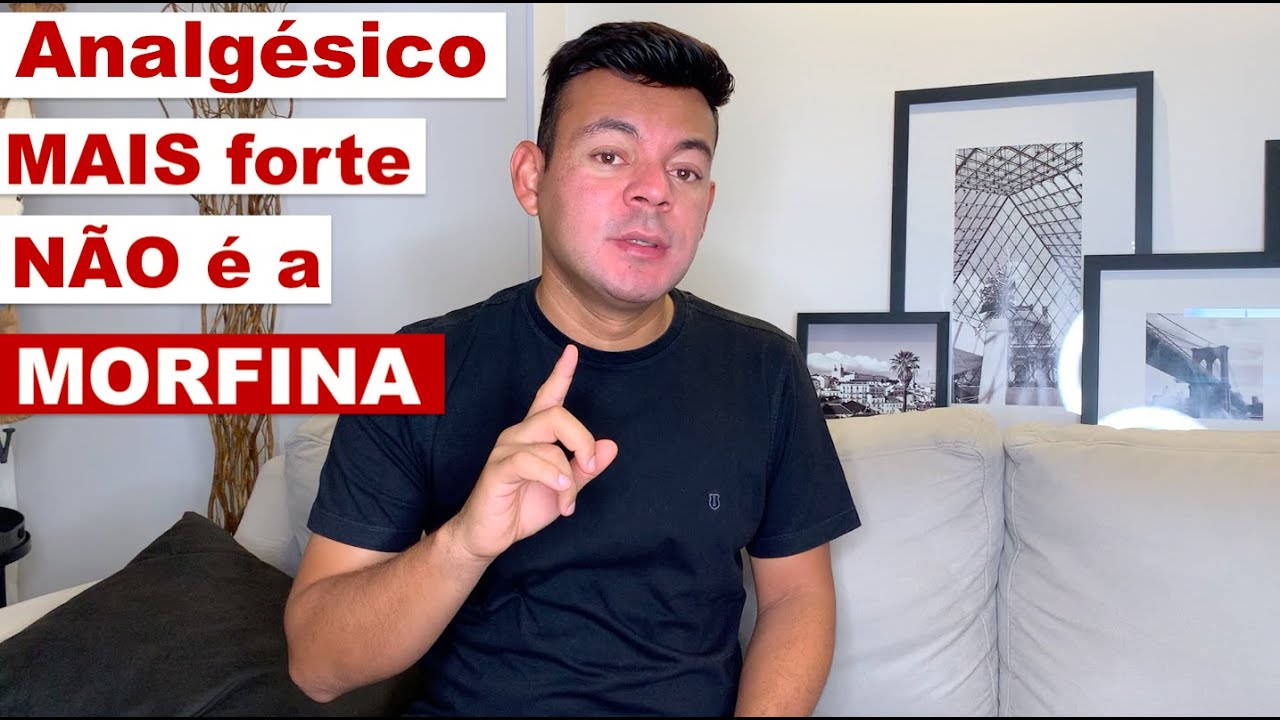 MORFINA NÃO É O ANALGÉSICO MAIS FORTE
