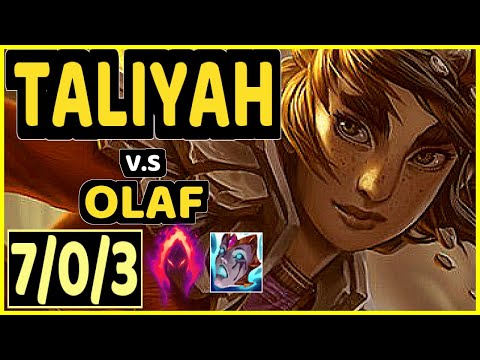 TALIYAH vs OLAF - 7/0/3 KDA JUNGLE GAMEPLAY - BR Ranked MASTER