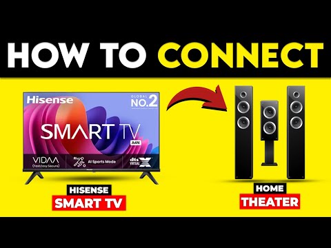 So verbinden Sie Ihren Hisense Smart TV mit Ihrem Heimkino (So richten Sie Ihren Hisense Smart TV...