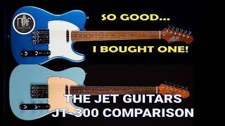 Video thumbnail for Jet Guitars JT 300 Telecaster Comparison  - Are These Cheap Guitars Any Good!? by Mark Fea Guitar