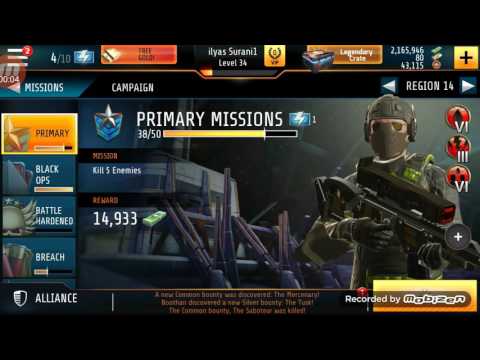 Kill Shot Bravo Region 14  Primary Mission 38 Completed