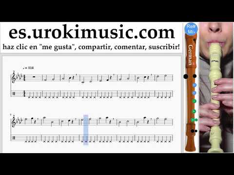 Como Tocar flauta dulce G. P!nk - What About Us Tablatura Parte#1 ejercicios um-i927