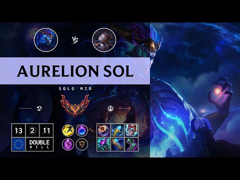 Aurelion Sol Mid vs Orianna - EUW Grandmaster Patch 14.13