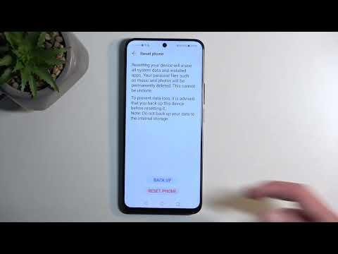 How to Hard Reset Honor X8a via Settings