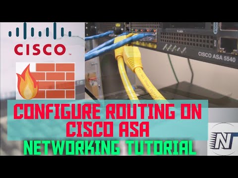 4-How to Configure Static and Default Routes on Cisco ASA Firewall | Configuring Static Route ASA.