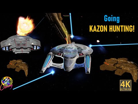 USS Enterprise E + USS Defiant ENGAGE Kazon Nistrim Star Trek Voyager - Ship Battles 4K
