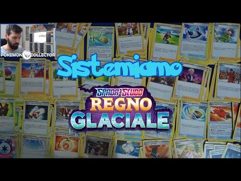 SISTEMIAMO il Nuovo Set REGNO GLACIALE - Video Relax del Sabato - La Mia Collezione di Carte Pokemon